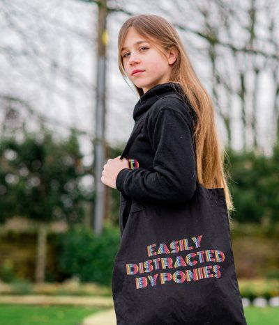Easily Distracted By Ponies Tote